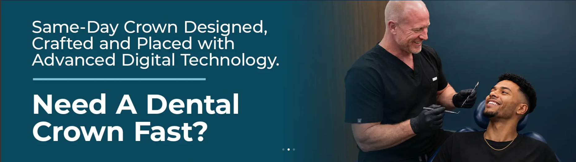 Same-day crown designed, crafted and placed with advanced digital technology