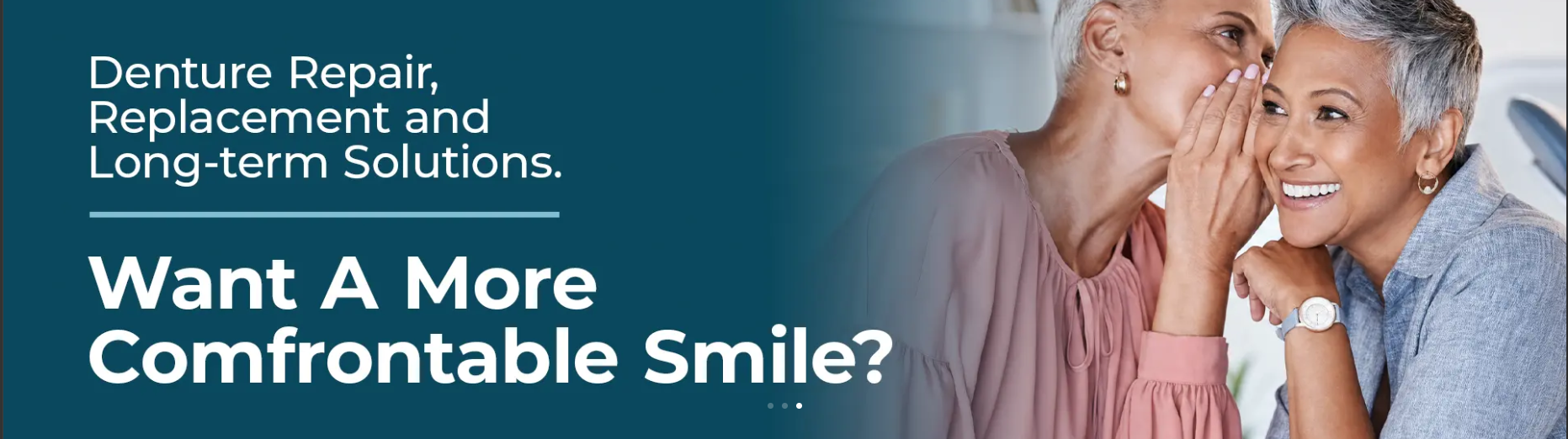 Denture repair, replacement and long-term solutions